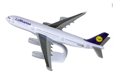 Maquete - Airbus A340 Lufthansa Bianch