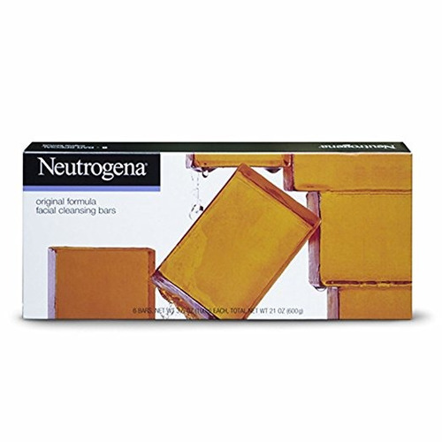 Neutrogena Transparente Facial Bar Bonus Pack, Fórmula Origi