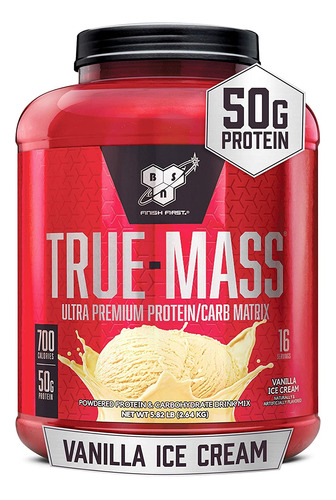 Proteina Bsn True Mass 5.75 Lbs Ganador Sabor Vainilla