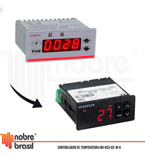46101/m/rr Controlador De Temperatura Inova 110/220vca