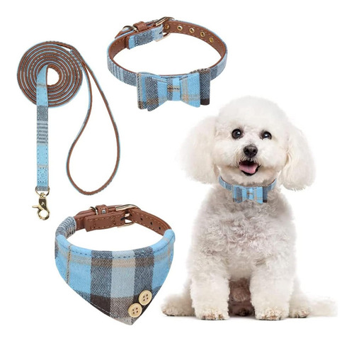 Bingpet Juego De Collar Y Correa Para Perro, Lindo Collar Cl