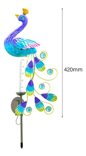 Luces Solares Para Exteriores Con Forma De Pavo Real, Indica