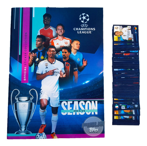 Champions League 2024 Topps - Album + 100 Figuritas