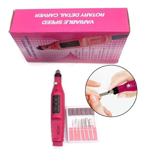 Kit De Máquina Profesional Manicure Pedicure / Viña