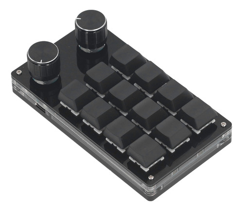 Teclado Macro Mechanical Para Videojuegos, 12 Teclas, 2 Boto