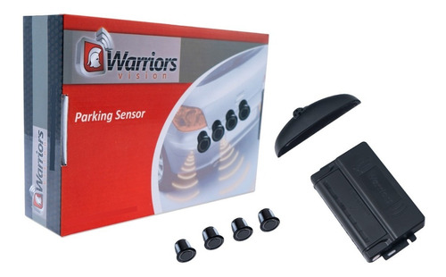 Sensor De Reversa 4 Puntos Color Negro Warriors 19mm