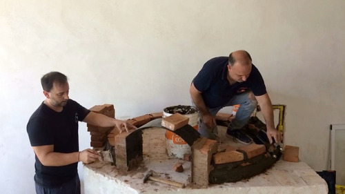 Seña Horno De Barro Leña Y Gas 80 X 80 Com Base De Hierro Th (Usado)