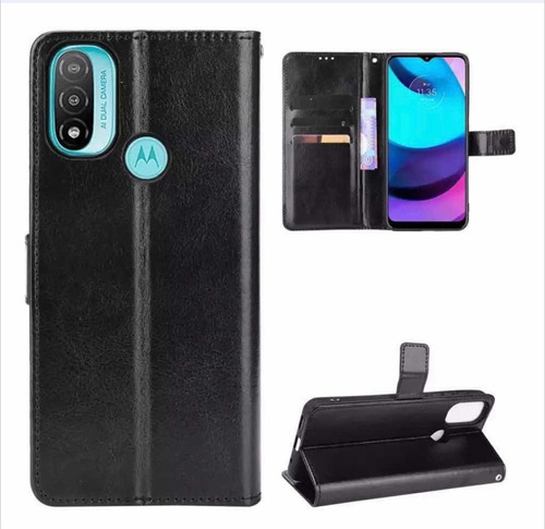 Flip Cover Para Motorola Moto E32+mica Vidrio Completa