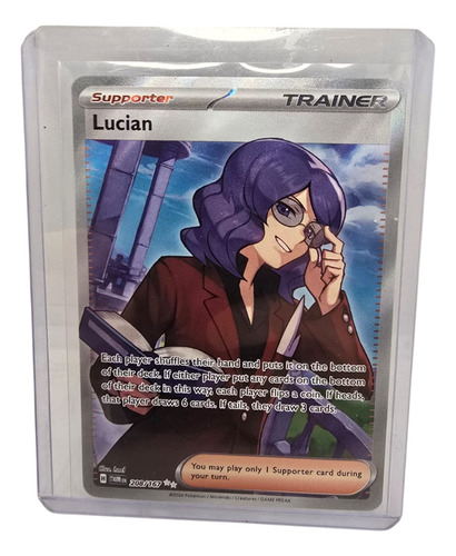 Pokemon Tcg! Lucian 208/167 Lucian Inglés (Usado)