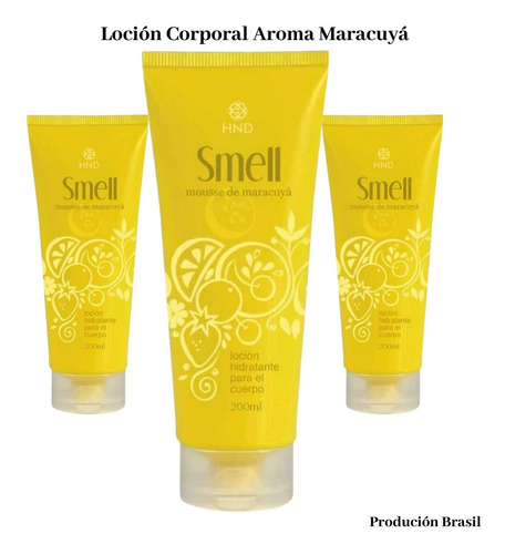 Imagen 2 de 3 de Crema Corporal Hidratante Maracuyá Loción Cuerpo De Brasil