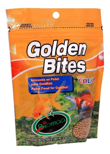 Alimento Golden Bites De 100 Gramos Para Peces Japones