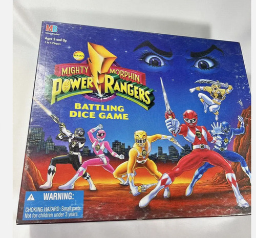 Power Rangers Antiguo Juego De Mesa: Battling Dice Games  