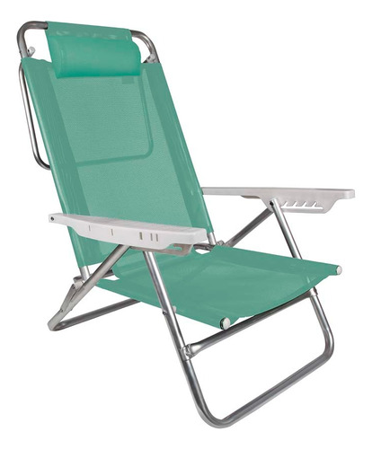 Silla Summer Con Almohadilla Verde Mor