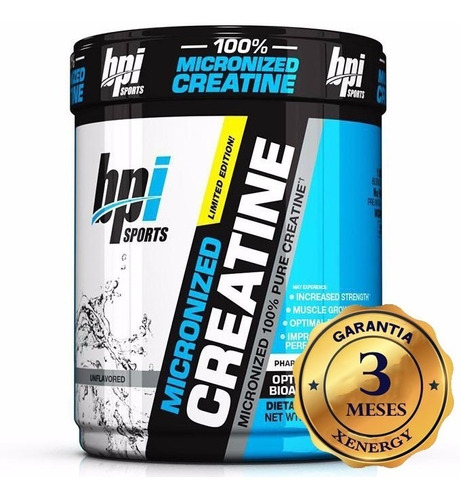 Creatina 100% Micronized 600gr 120 Serv. Bpi Sport Musculo