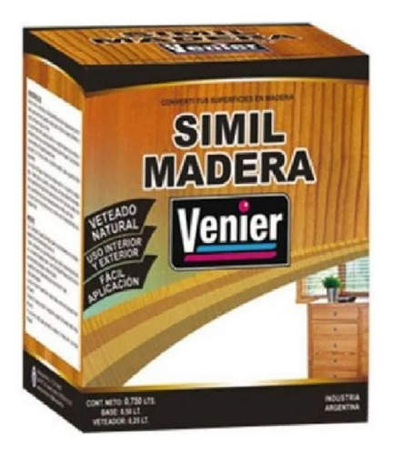 0,750lts Pintura Simil Madera Venier Converti Todo En Madera