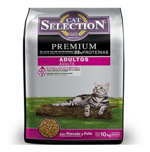 Cat Selection Adulto Gato Premium 10kg 