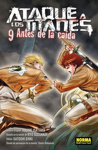 Manga Ataque A Los Titanes Antes De La Caida Tomo 09 - Norma
