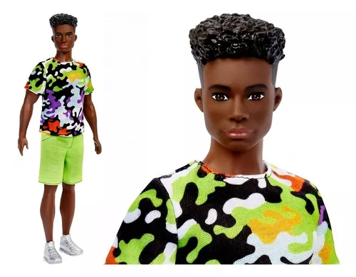 Boneco Ken Fashionista Negro - Número 130 - Namorado Da Boneca