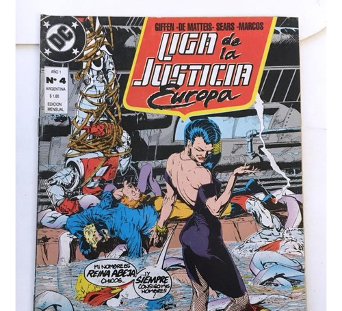 Comic Dc: Liga De La Justicia Europa #4. Ed. Perfil