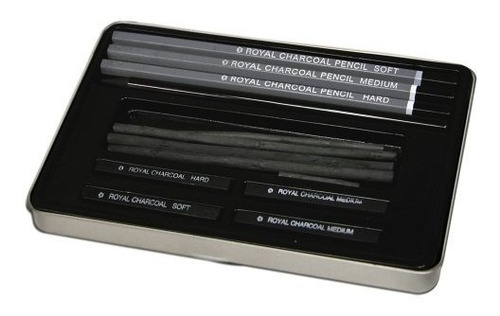 Royal - Langnickel Rset-art2503 Set De Dibujo De Carboncillo