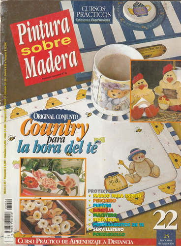 Revista Pintura Sobre Madera  N° 22 - Con Moldes