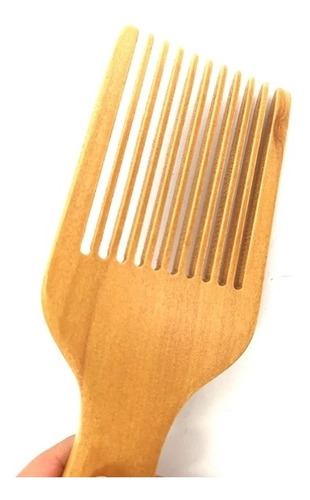 Peinilla Trinche Bambú Antifrizz Cabello Afro Ecológico