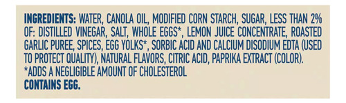 Hellmann's Italian Herb &garlic Mayonesa 340 Ml (importada)