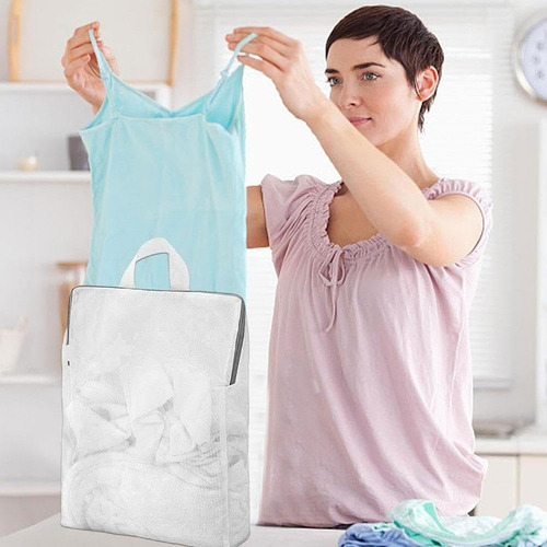 Sacos De Lavanderia Pulunto 3d Mesh Com Zíperes E Lavagem Re