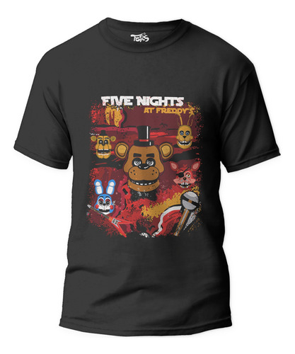  Polera Five Nights At Freddy's World Videojuegos Gamer