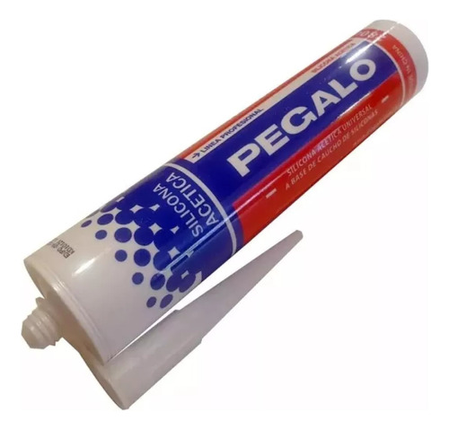 Sellador De Silicona Acetica Pegalo Blanca  280cc