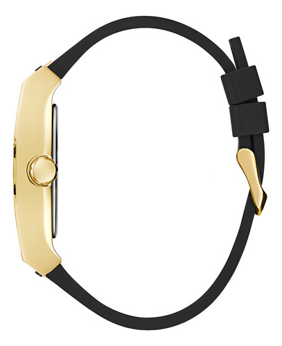 Reloj Guess Gw0564g1 Hombre Analogico Cuarzo Color de la malla Negro (1) Color del bisel Dorado Color del fondo Dorado