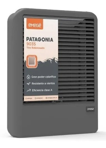 Calefactor Emegé Patagonia 9035u Tbu 3500 Kcal Delta2