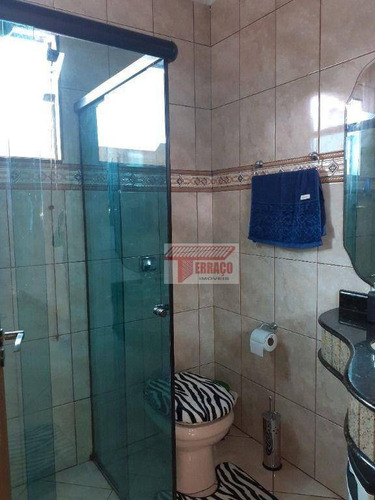 Imagem 20 de 30 de Sobrado Com 3 Dormitórios À Venda, 173 M² Por R$ 615.000,00 - Jardim Teles De Menezes - Santo André/sp - So1153