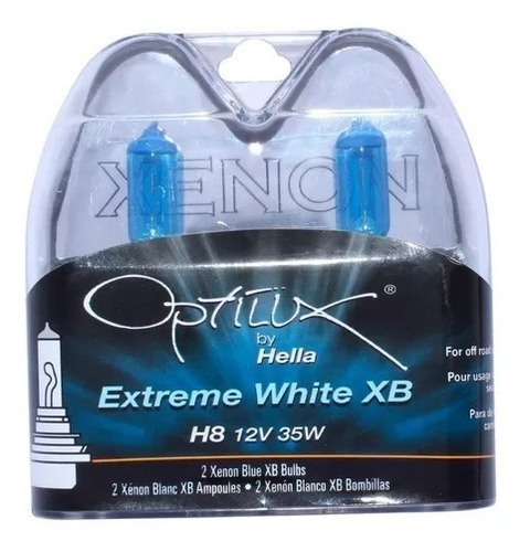 Juego Ampolletas H8 12v 35w Base Pgj19-1 Con Zoquete