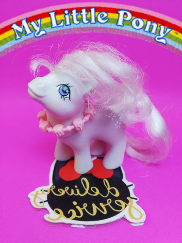 My Little Pony Figura G1 Baby Blossom Vintage 1984 Hasbro 