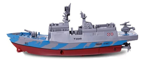 Fragata Torpedo Con Mando A Distancia De 2.4 G, Modelo Brine