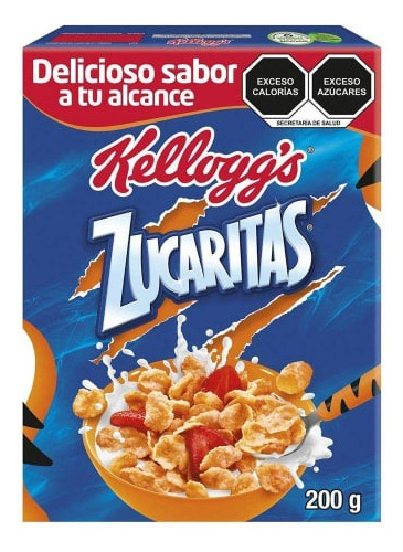 4 Pzas Cereal Kellogg's Zucaritas 200 G