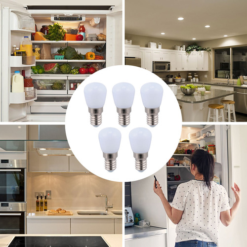 5 Bombillas Led Para Nevera, 200 Lm, 3 W, E14, Para Lámpara