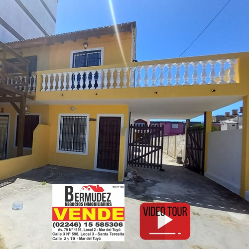 Triplex Venta 4 Ambientes Mar Del Tuyu Calle 69 Entre 1 Y  Playa