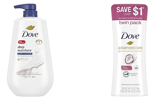 Paquete De 2 Desodorante  Oil Dove Us Axilas Sintiéndos Dove