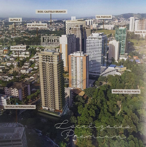 Imagem 11 de 30 de Entrega Para 2022 / Apartamentos De 1 Dormitório E 1 Vaga / No 18 Do Forte Alphaville - Ap0012