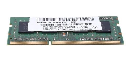 Memoria Ram Ddr3 Para Ordenador Portátil De 2 Gb, 1rx8 Pc3-1