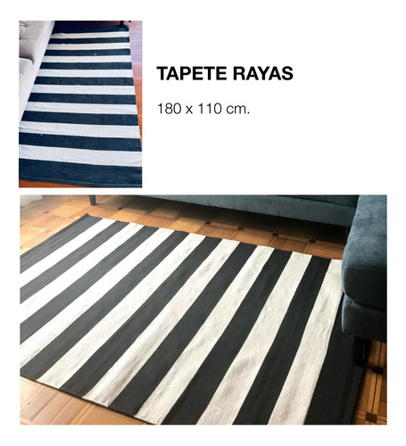 Tapete Decorativo A Rayas Crate & Barrel