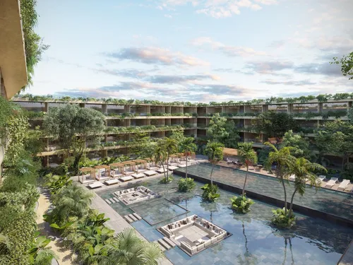 Villa Para Renta Vacacional En Tulum Con Alberca Privada, 3 Habitaciones Y Acceso A La Playa