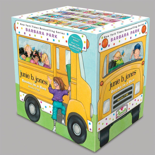 Junie B. Jones Books In A Bus 28-book Boxed Set: The Complete Collection: Books 1-28, De Park, Barbara. Editorial Random House Books For Young Readers, Tapa Blanda En Inglés
