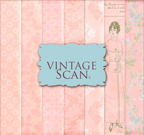 Kit De Papel Digital Shabby Chic Vintage Rose