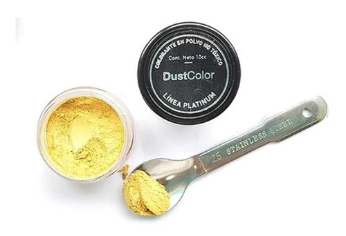 Colorante En Polvo Platinum Dust Color - Dorado Fino