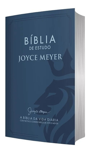 Bíblia De Estudo Joyce Meyer - Leão Azul