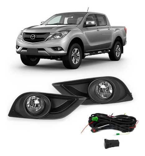 Kit Neblineros Completo Mazda Bt50 2013/2017 Con Manual