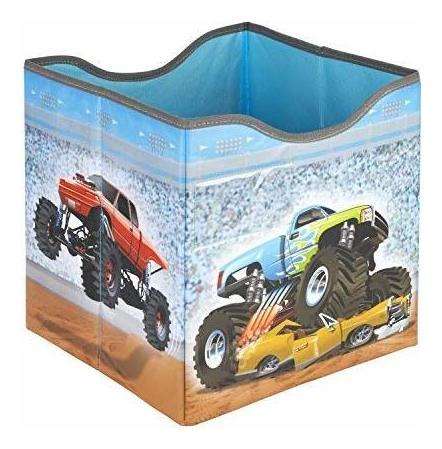 Toy Storage Collapsible Fabric Storage Cube Organizer, With 